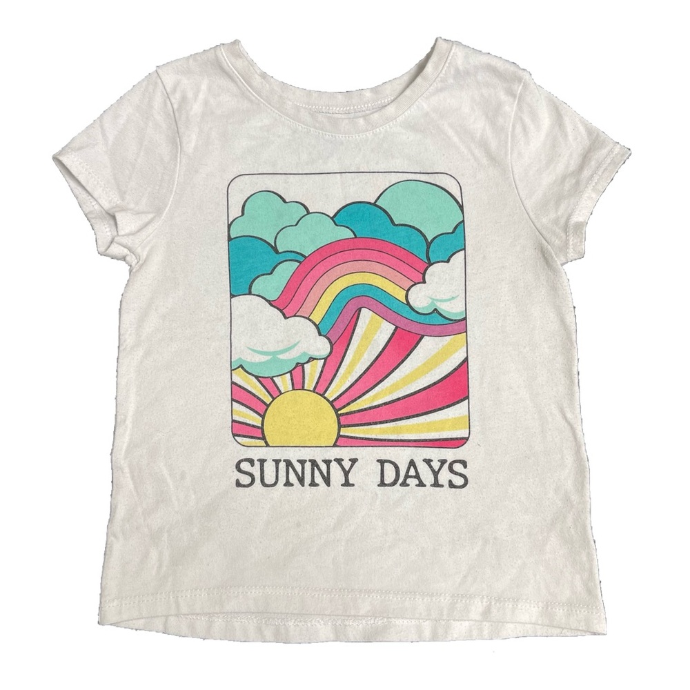 GARANIMALS Girls 3T Aqua with Sunny Days Print